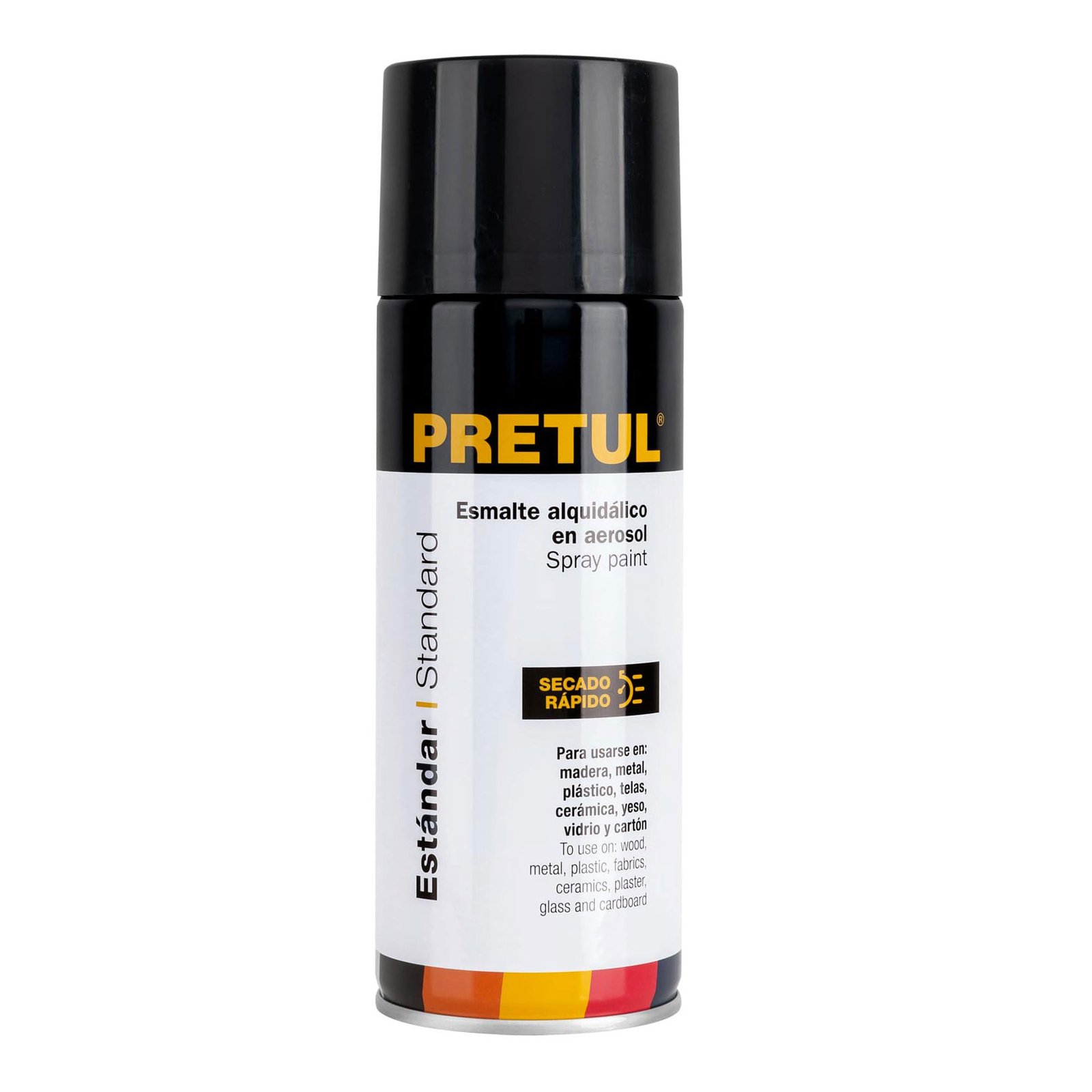 SPRAY NEGRO BRILLANTE 300ml PA-NB-P PRETUL