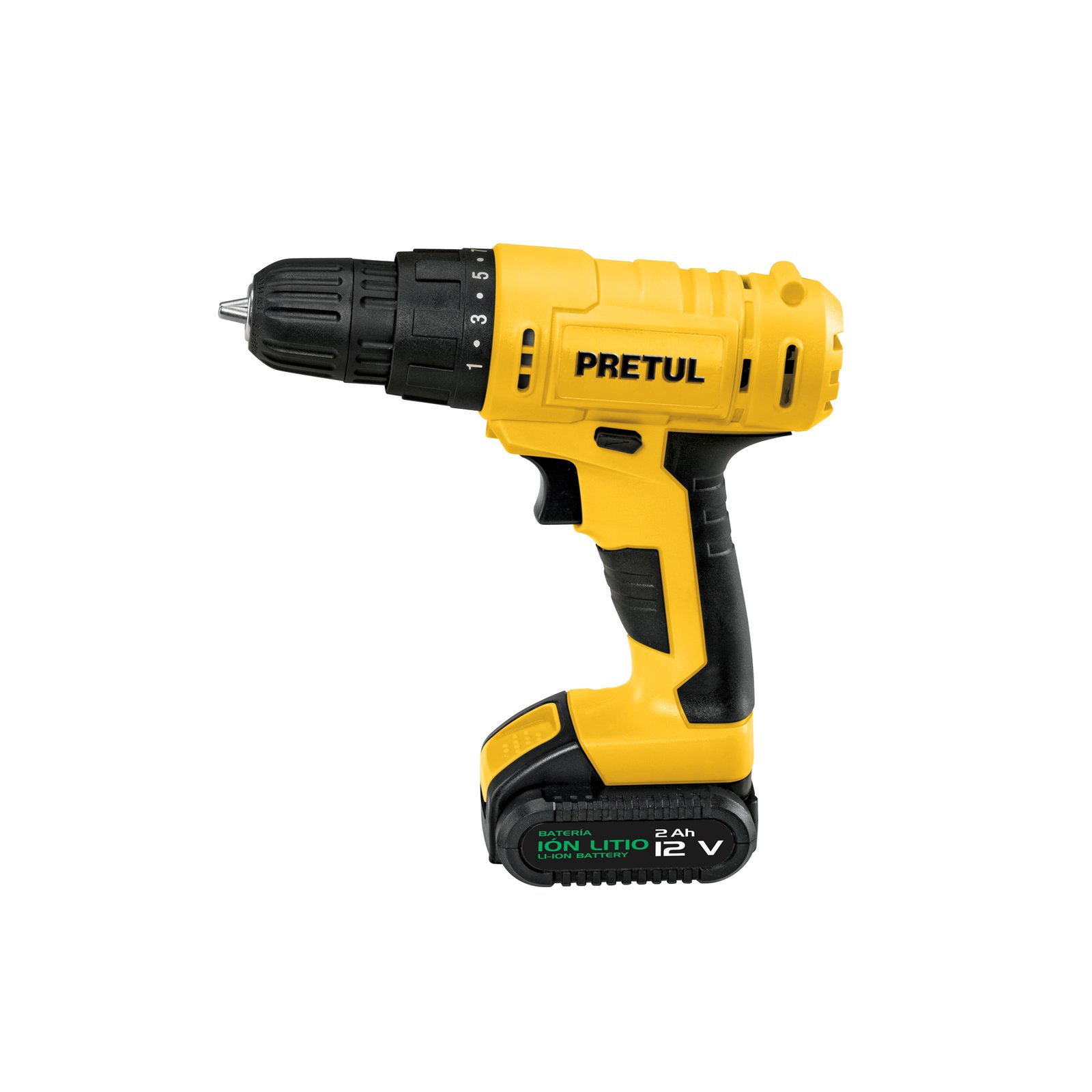 TALADRO INALAMBRICO 12V 3/8" TALI-12P PRETUL