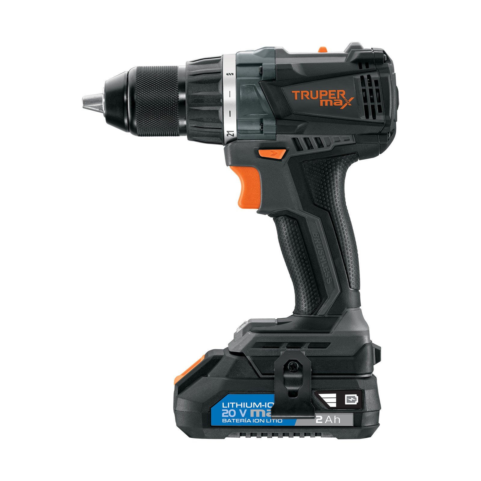 TALADRO INALAMB 20V 1/2" MAX-20T TRUPER MAX