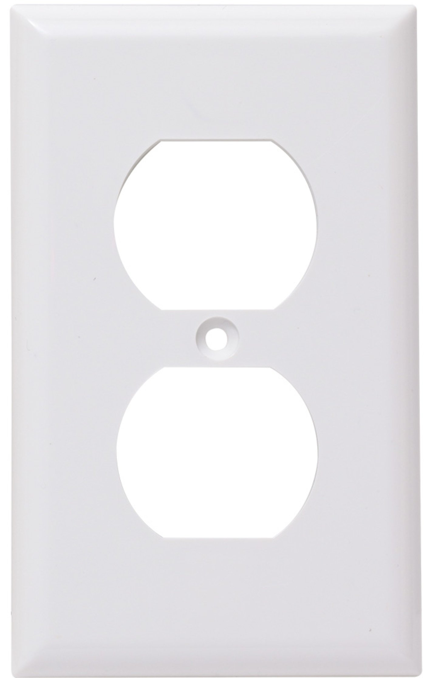 TAPA PLASTICA PARA TOMA DOBLE # 2132W EAGLE