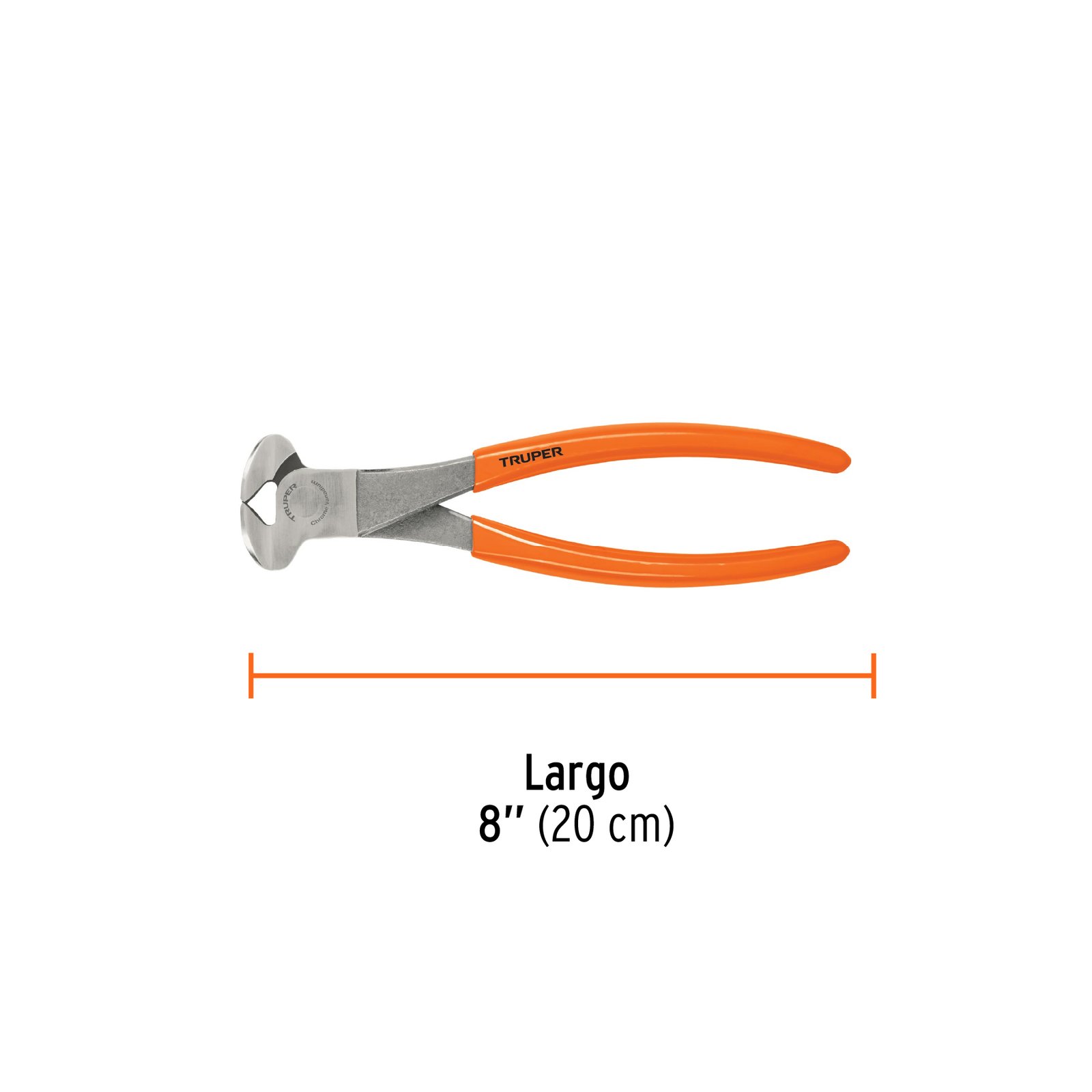 TENAZA CORTE ENTERO INDUST 8" TNI-8 TRUPER