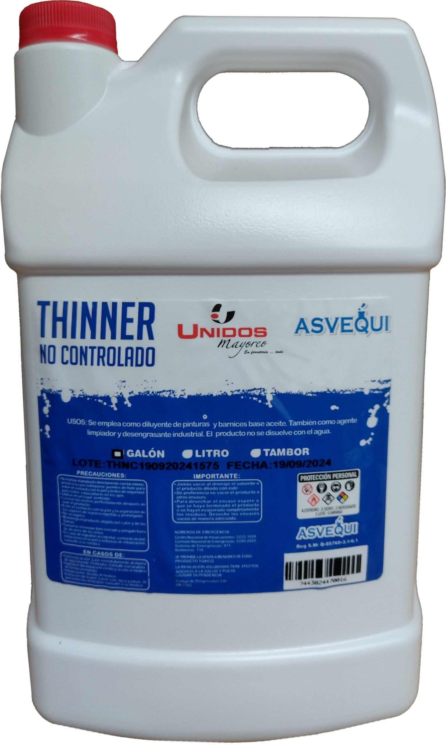 THINNER CORRIENTE NC GALON CJ 6 UNDS