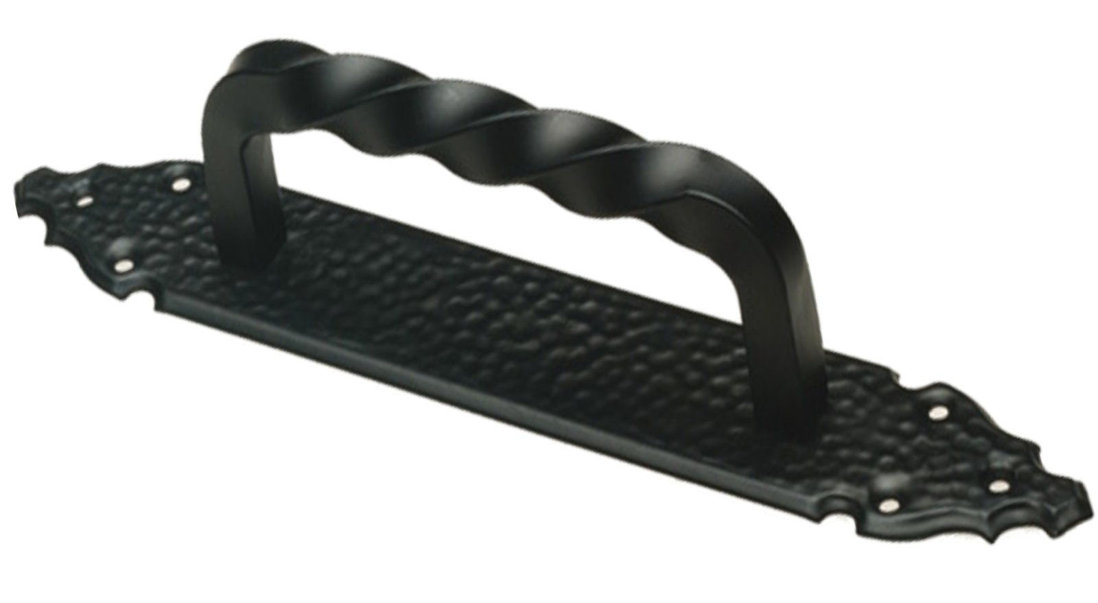 TIRADERA AMIG RUSTICA P/PUERTA NEGRO MOD.102-11"