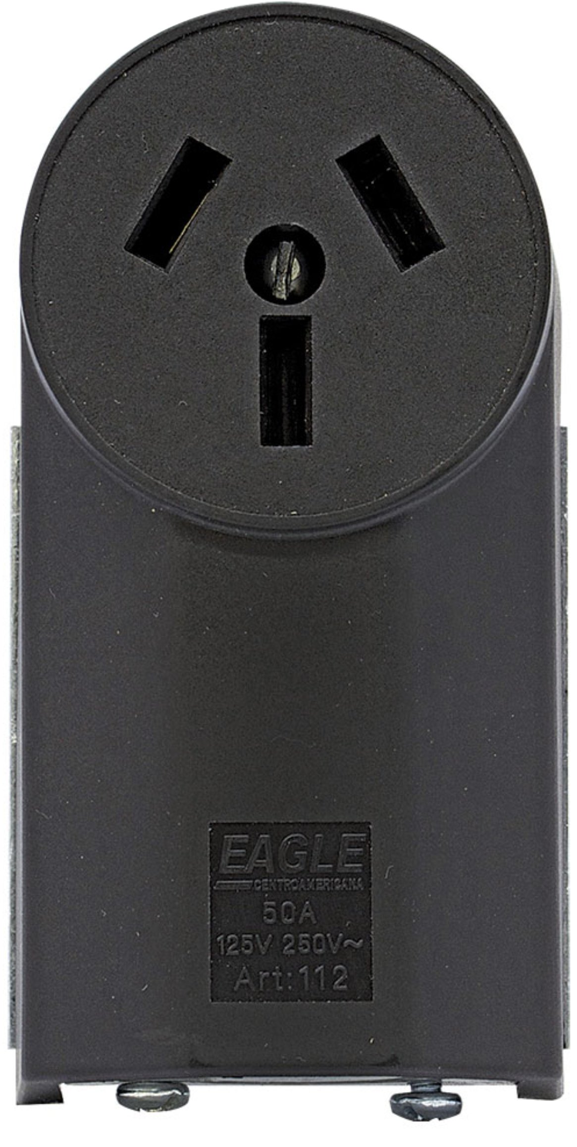 TOMA DE PARCHE 50AMP 112BK 125-250V EAGLE