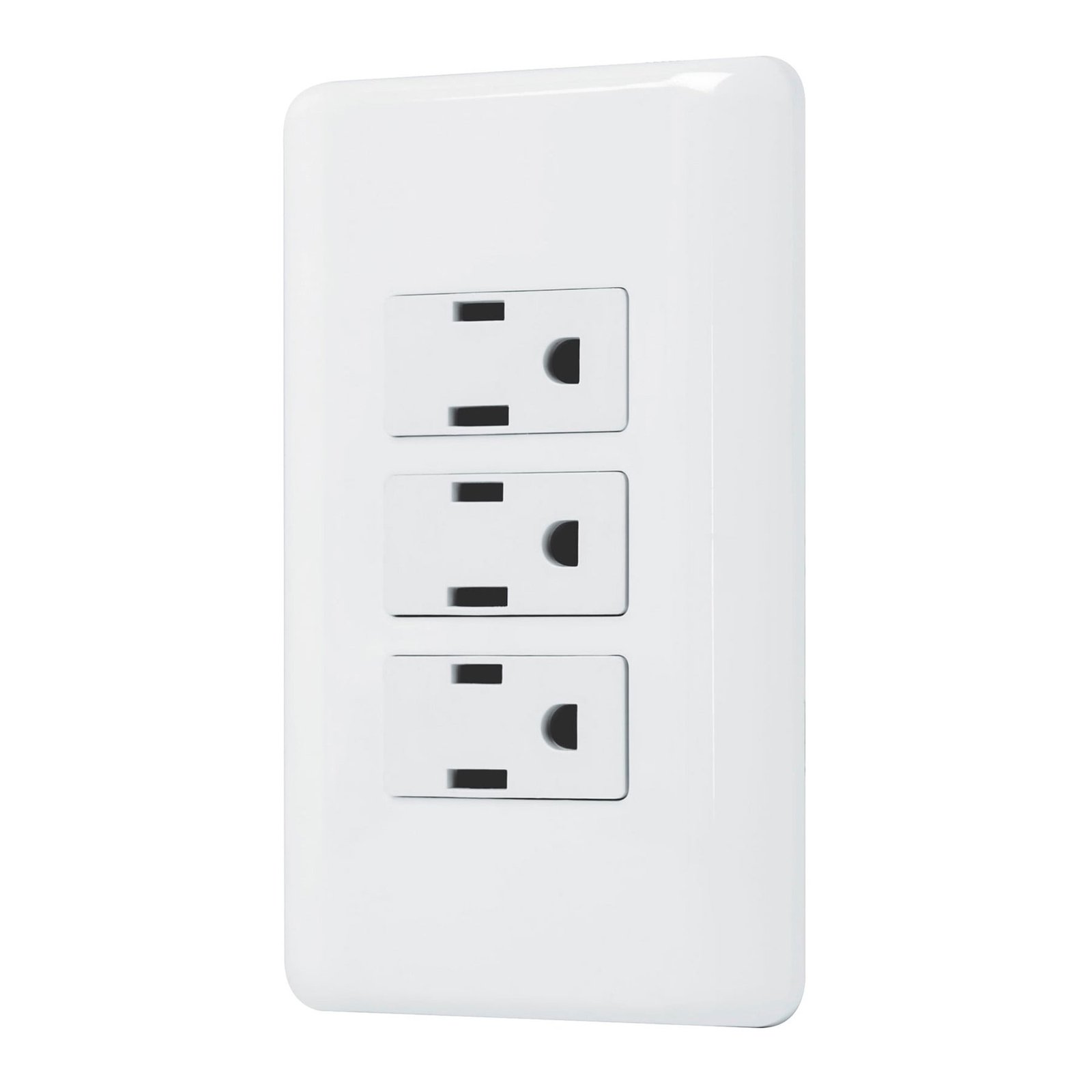 TOMA TRIPLE SENCILLO BLANCO PA-COTR-B VOLTECH