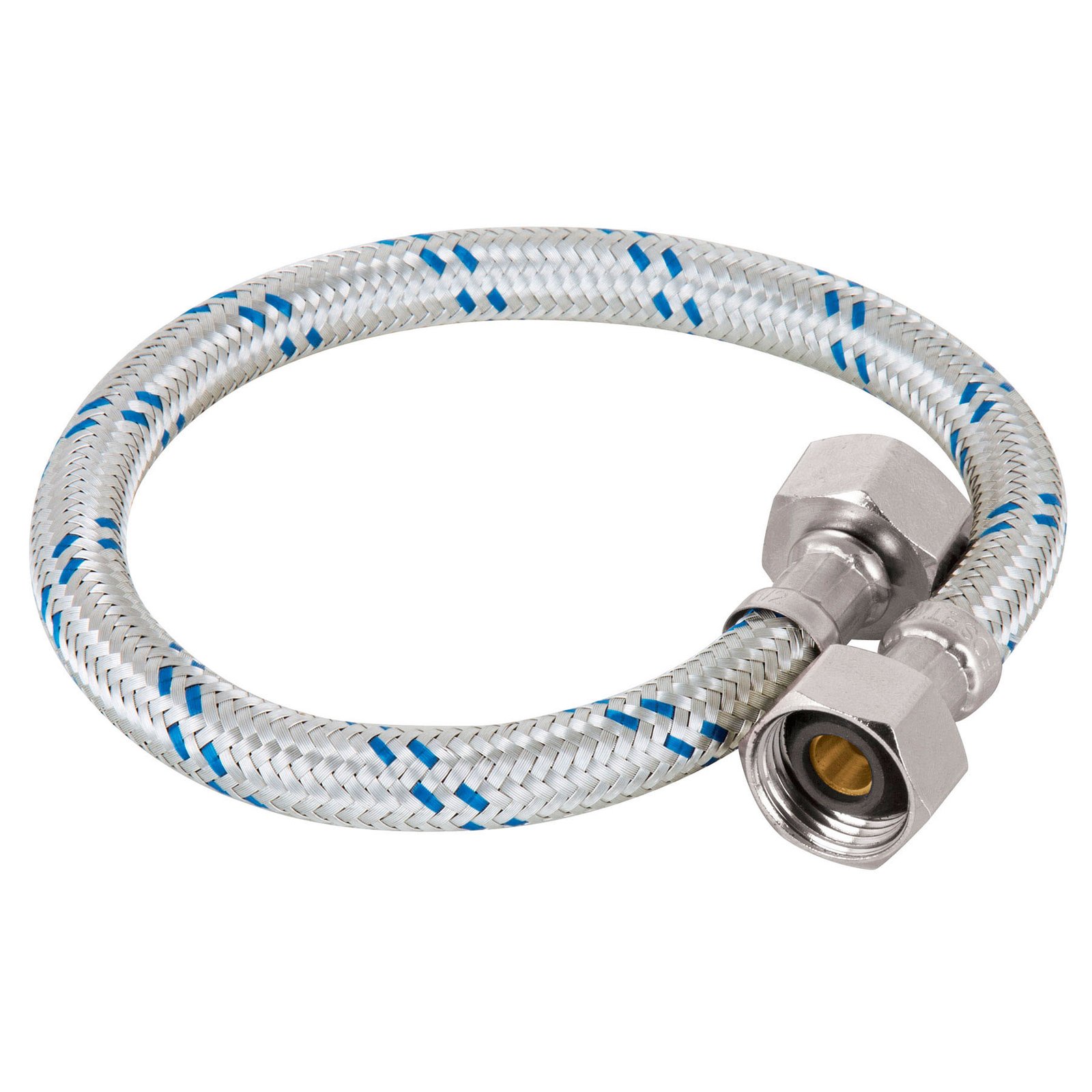 TUBO ABASTO 1/2X1/2X40cm ALUM FLA-40 FOSET-TRUPER