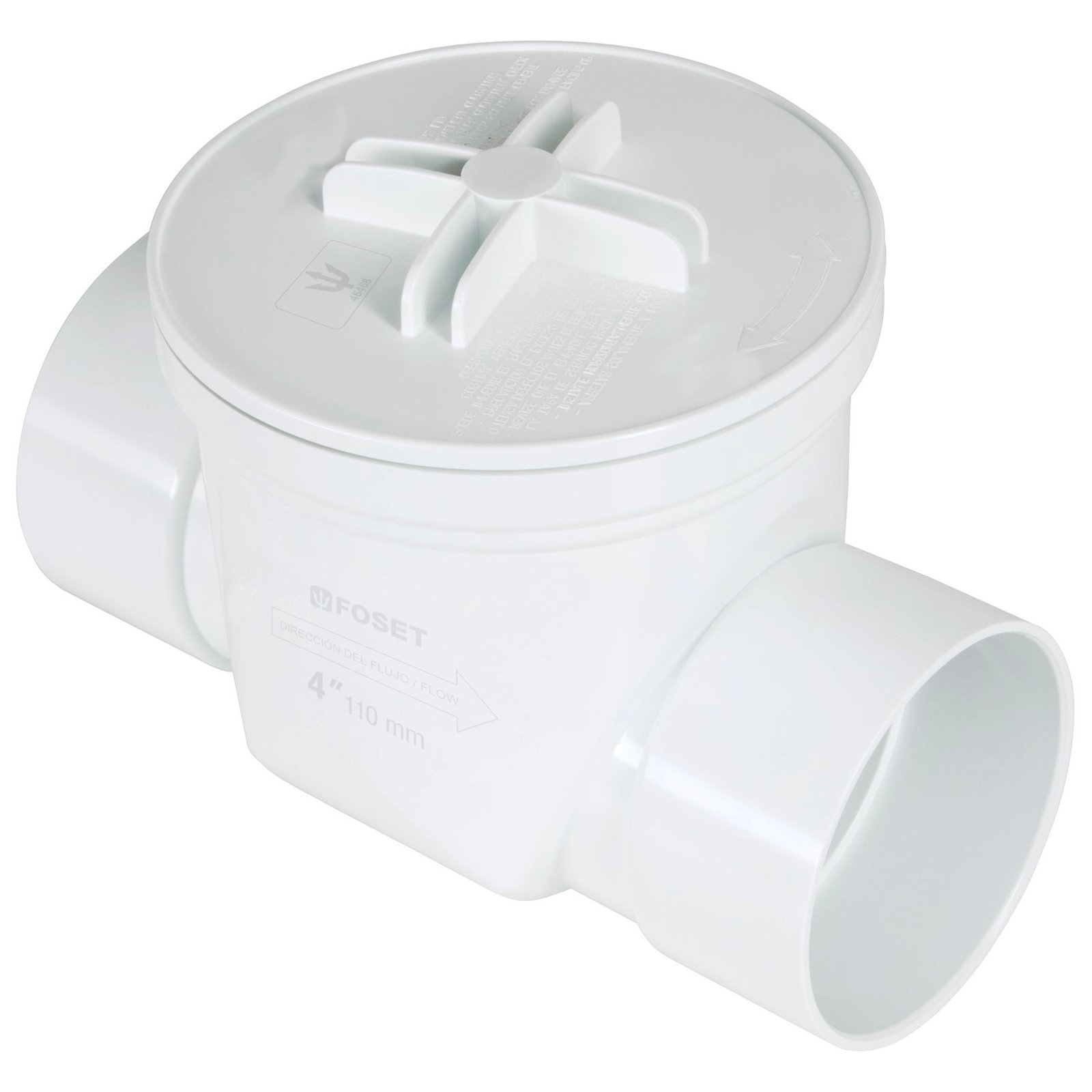 VALVULA ANTIRRETORNO DE ABS 4" VACHE-4S FOSET